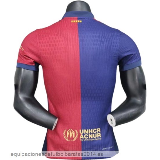 Nuevo 1ª Jugadores Camiseta Barcelona 24/25 Azul I Rojo Baratas